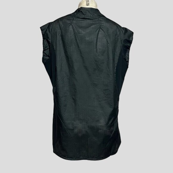 Nike Golf Tour Performance Black Perforated Lightweight Zip Up Vest - Picture 2 of 11